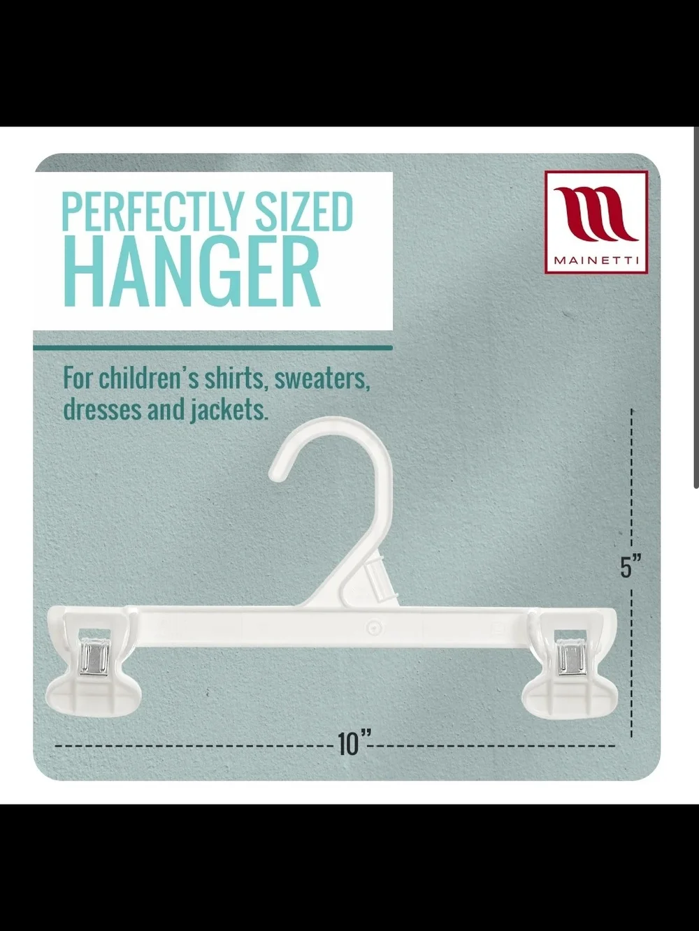NWT Mainetti 6110 Kids Pants Skirt Hangers 10